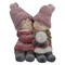 NorthLight 34315155 15 in. LED Lighted Children &#x26; Snowball on Snowy Log Christmas Decoration